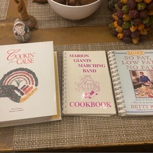 3 Cookbook Collection with White and Covers